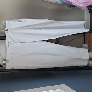 Nike Golf Dri-fit white crop pants, size 16